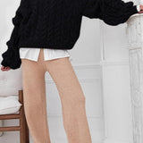 Vintage Chunky Knit Cable Sweater