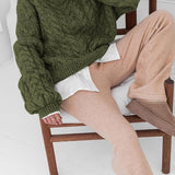 Vintage Chunky Knit Cable Sweater