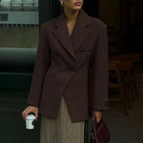 Double Breasted Slim Fit Blazer