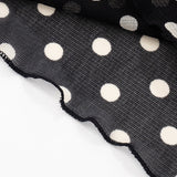 Polka Dot Sleeveless Top Two Pieces Set