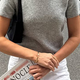 Casual Short Sleeve Pullover Sweater