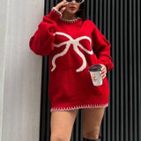 Pullover Bow Detail Sweater