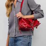 Single Button V-Neck Knit Sweater