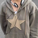 Star Colorblock Fleece Hoodie