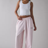 Elastic Waist Loose Fit Casual Pants