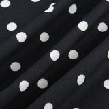 Polka Dot Mesh A-Line Mini Dress