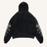 Graphic Print Oversized Hoodie