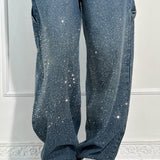 Balloon Carpenter Shine Denim Jeans