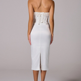 Roxanna - Sleeveless Corset Midi Dress