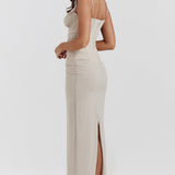 Maxi Dress Dreamscape - Light Gray Dream