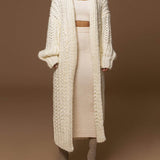 Ivory Hold Me Close Shawl Collar Cardigan