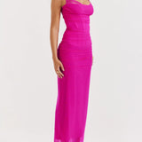 Maxi Dress Dreamscape - red Dream