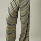 Stripe Button Cord Easy Two Piece Set