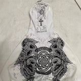 Gothic Streetwear Loose Hoodie