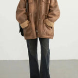 Reversible Stand Collar Puffer Jacket