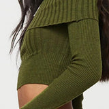 Sexy Off Shoulder Knit Sweater