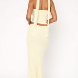 Loving You Maxi Skirt Lemon