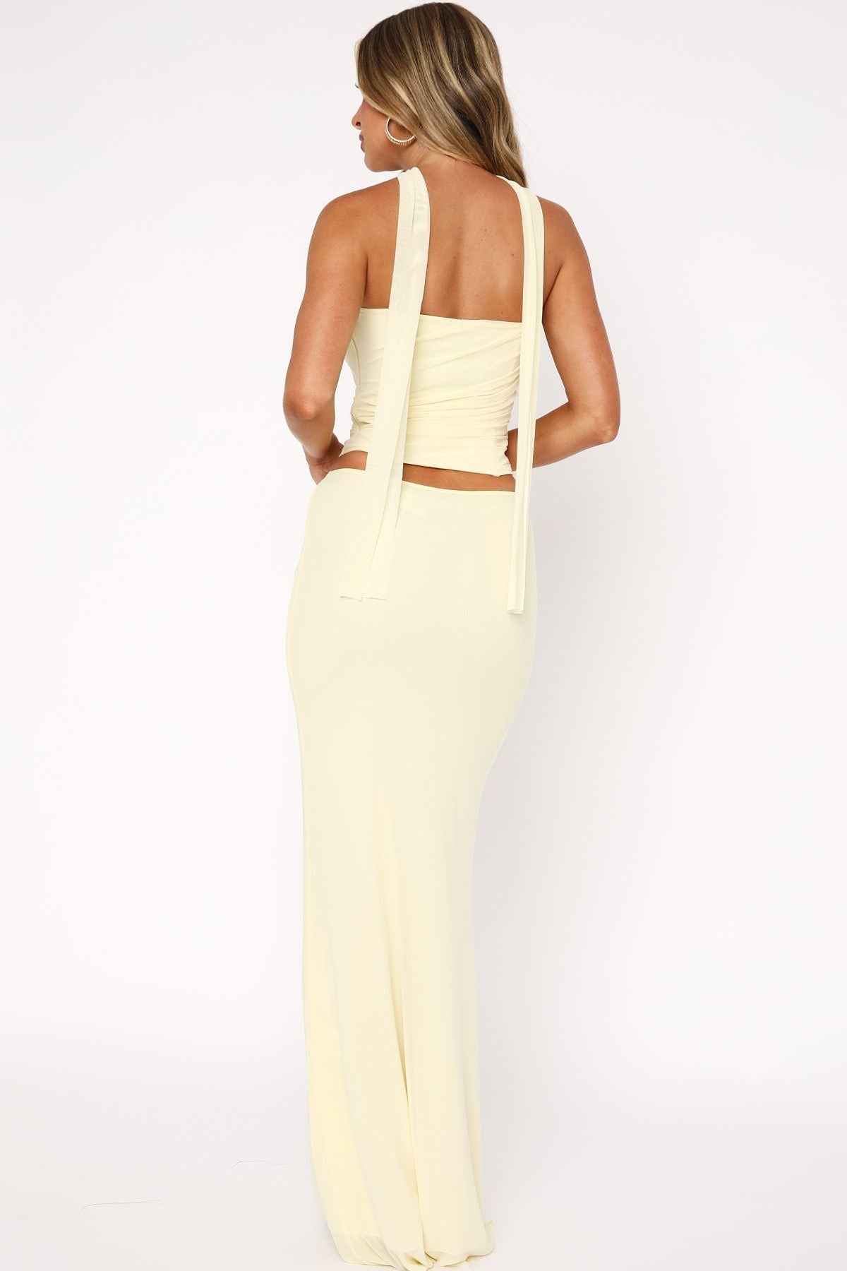Loving You Maxi Skirt Lemon