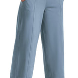 Lounge Yoga Capris Pants Bootleg Tummy Control High Waist Workout Flare Crop Pants