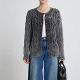 Vintage Cable Knit Crewneck Sweater