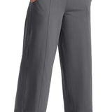 Lounge Yoga Capris Pants Bootleg Tummy Control High Waist Workout Flare Crop Pants