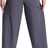 Lounge Yoga Capris Pants Bootleg Tummy Control High Waist Workout Flare Crop Pants