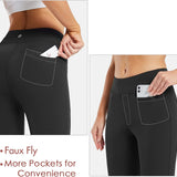 Capri Pants for Women Casual Pull On Yoga Dress Capris