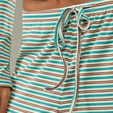 Stripe Button Cord Easy Two Piece Set