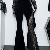 Wide Leg Gothic Halloween Pants