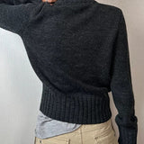 Thick Turtleneck Knit Sweater
