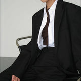 Retro Loose V-Neck Blazer