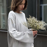 Loose Fit Backless Sweater