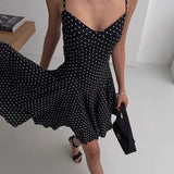Polka Dot A-Line Cami Mini Dress
