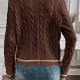Elegant French Style Knit Sweater