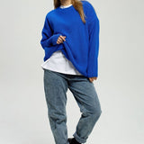 Loose Fit Pullover Knit Sweater