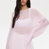 Lightweight Hollow Knit Sweater