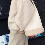 Loose Fit Vintage Style Sweater