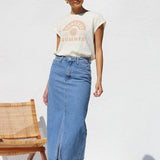 April Denim Skirt
