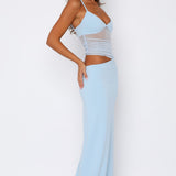 Call Me Up Maxi Dress Blue