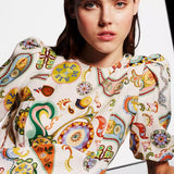 Arcade Dreams Printed Midi Dress