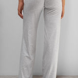 Solid Wing Sequin Embroidered Casual Pants