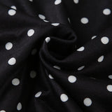 Polka Dot Halter Backless Bodycon Mini Dress