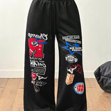 Printed Hip Hop Loose Casual Pants