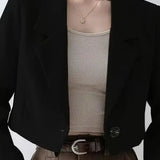 Chic Crop Top Blazer
