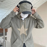 Star Colorblock Fleece Hoodie