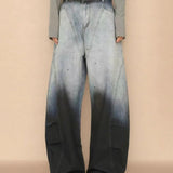 Unisex Gradient Streetwear Jeans