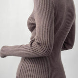 Slim Fit Polo Knit Sweater