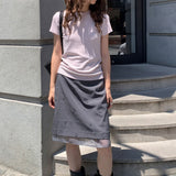 Floral Embroidered Mesh Mini Skirt