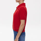 Hollow Out Polo Knit Sweater