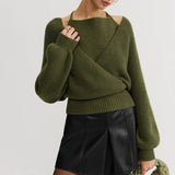 Chic Layered Style Knit Sweater